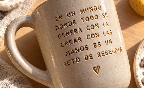 Taza de cerámica